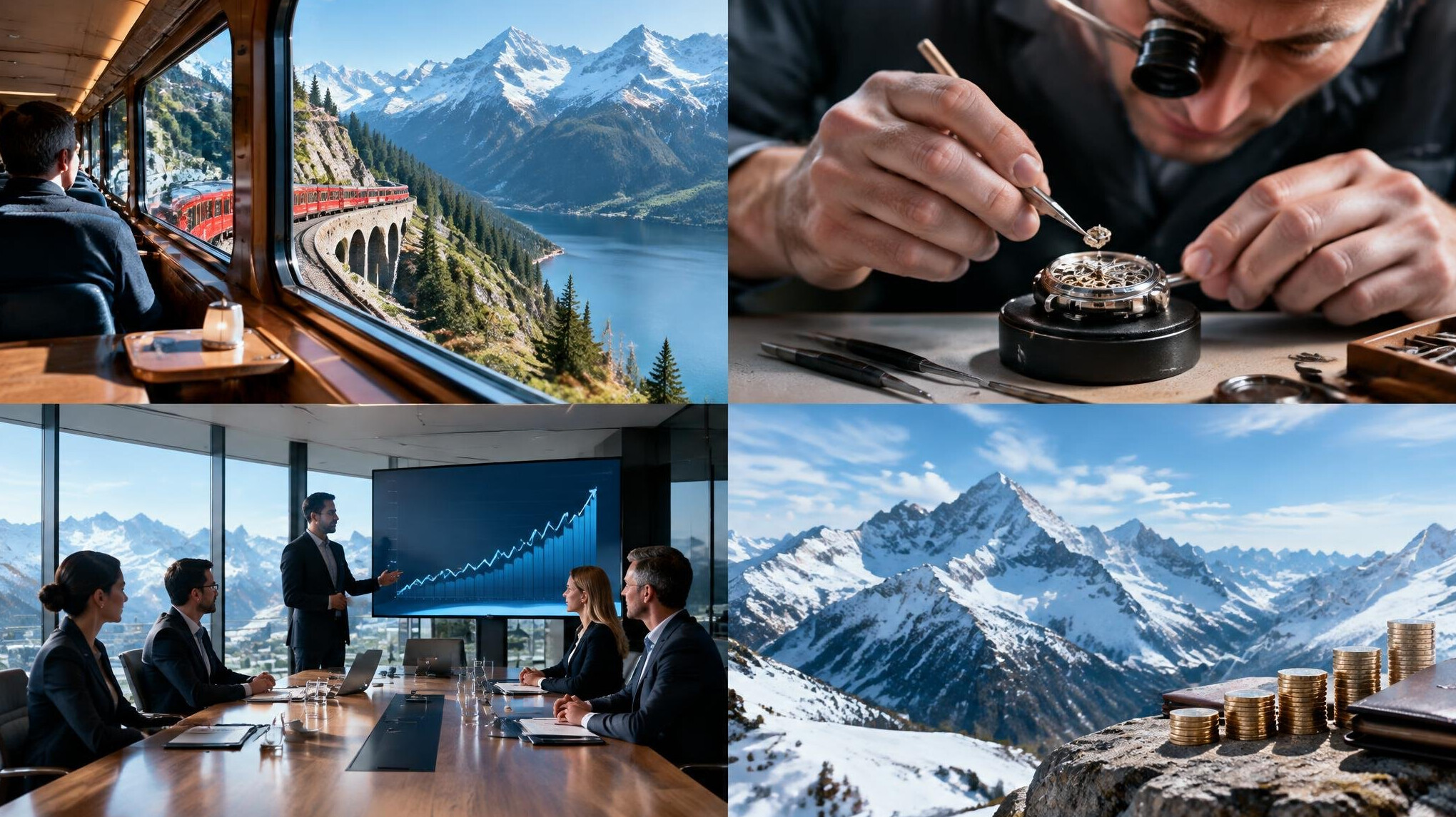 alpine train journey