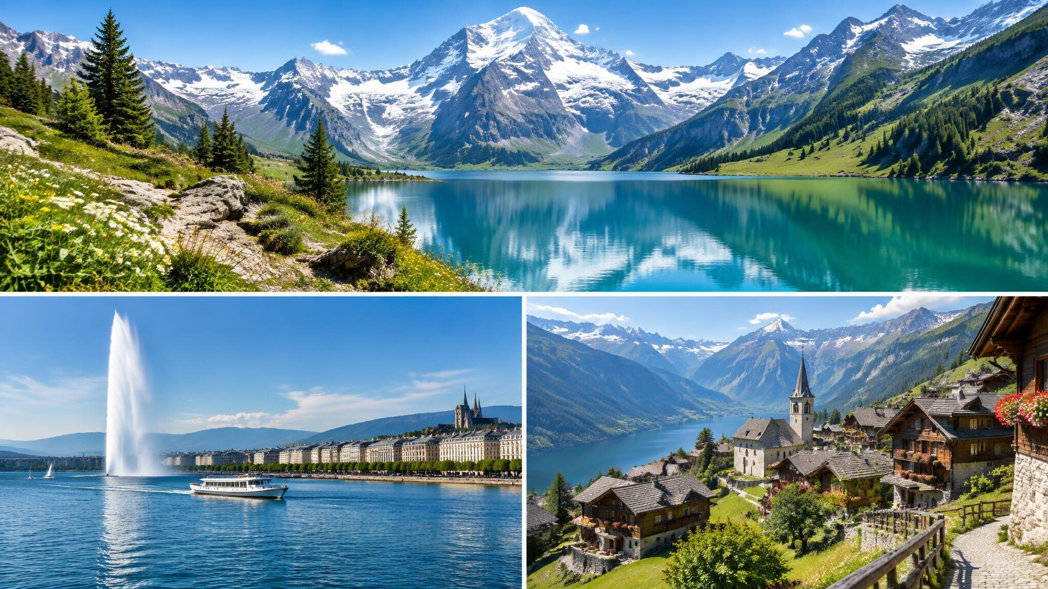 swiss alps landscape
