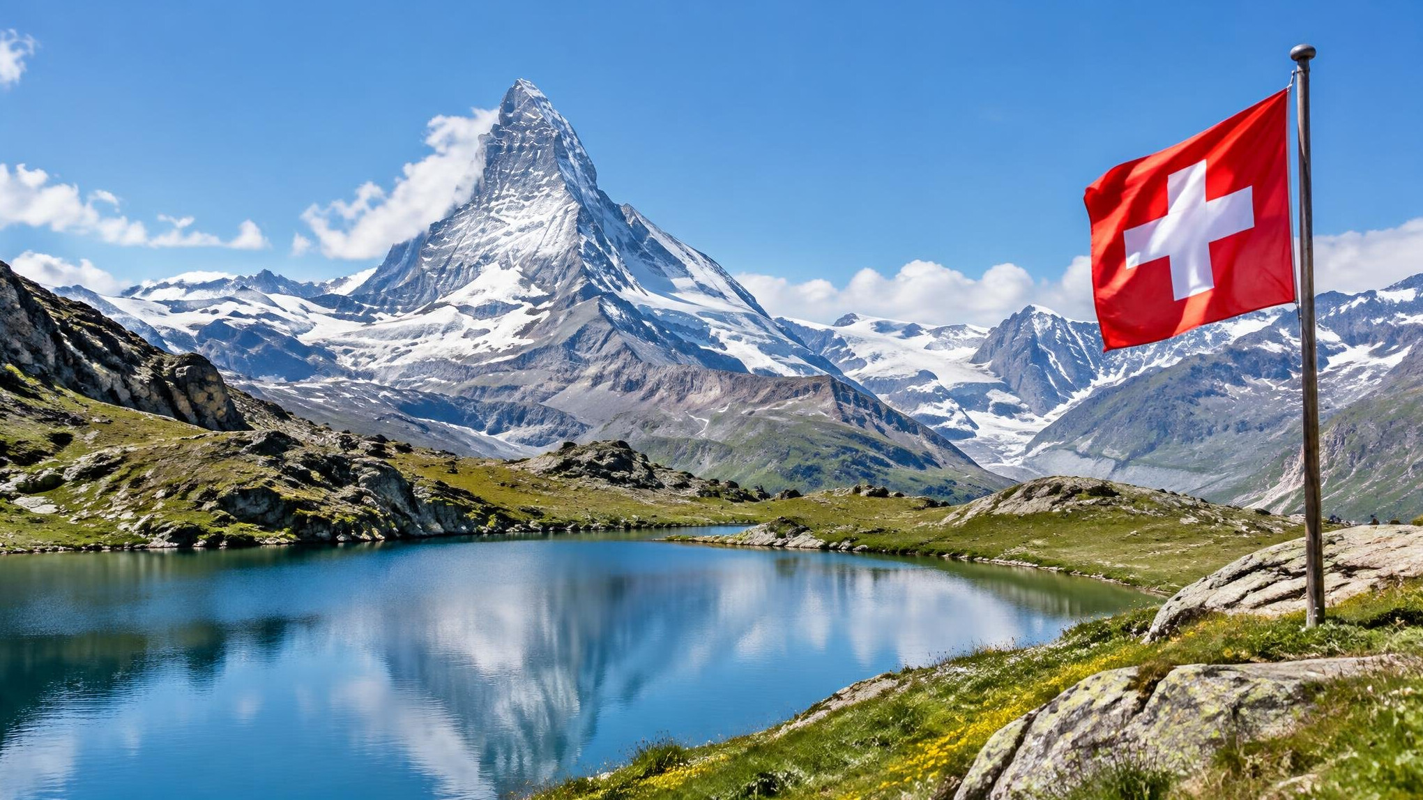 swiss alps landscape