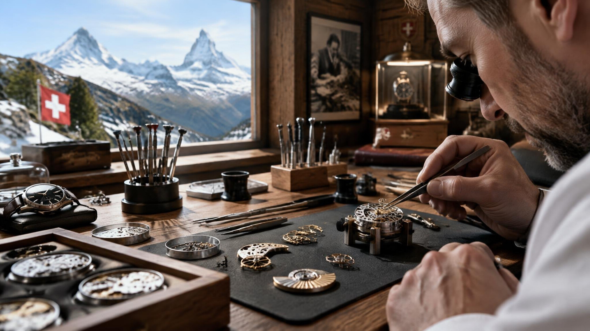 swiss luxury watch parts