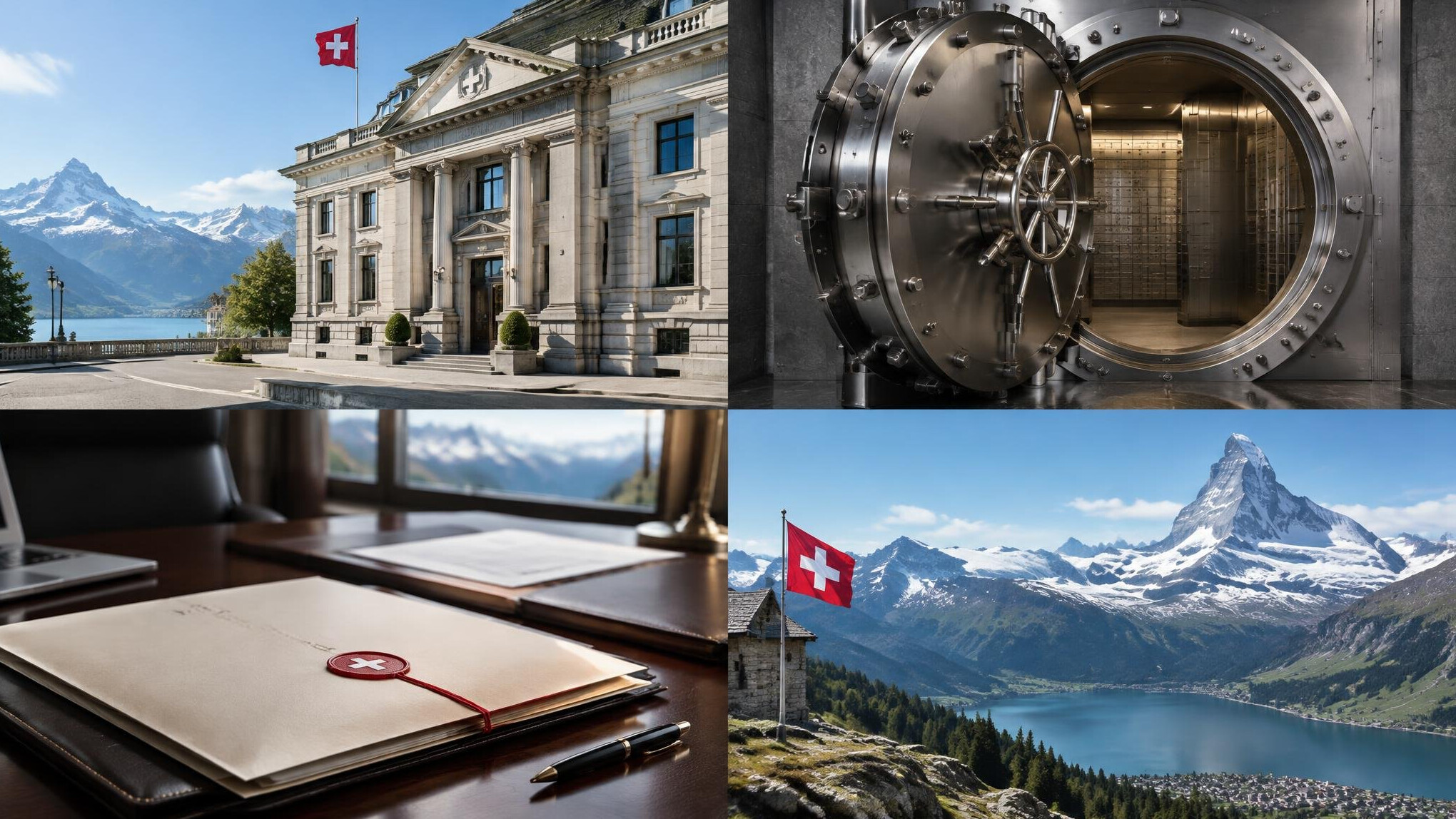 swiss bank building exterior